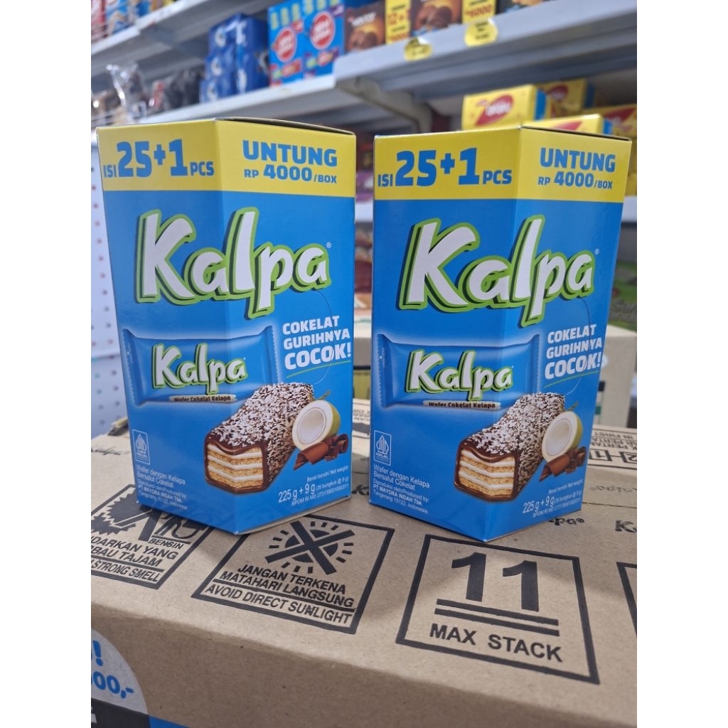 Jual Kalpa Wafer Hexa per Box isi 25pc+1pc | Shopee Indonesia