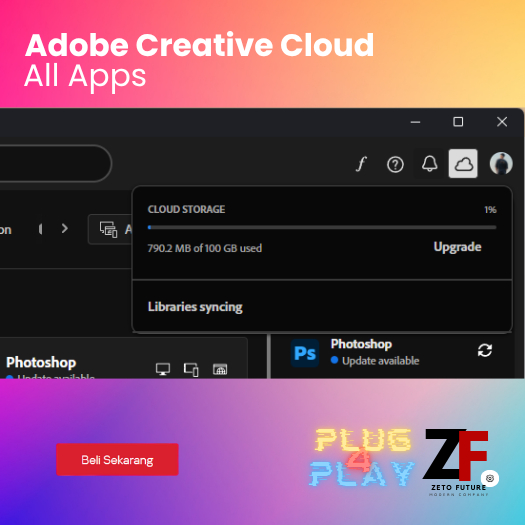 Jual Adobe Creative Cloud Original 1 Tahun untuk Bisnis,Sekolah ...