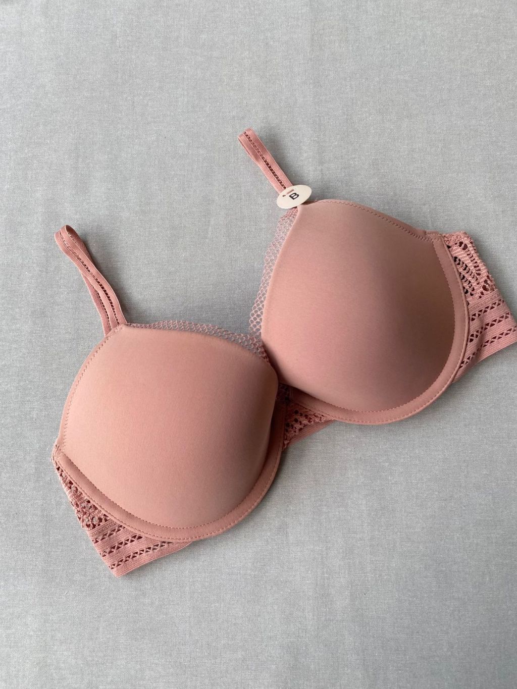 Bra Tanpa Kawat HM Lace-Back Push-Up Bralette - 1275