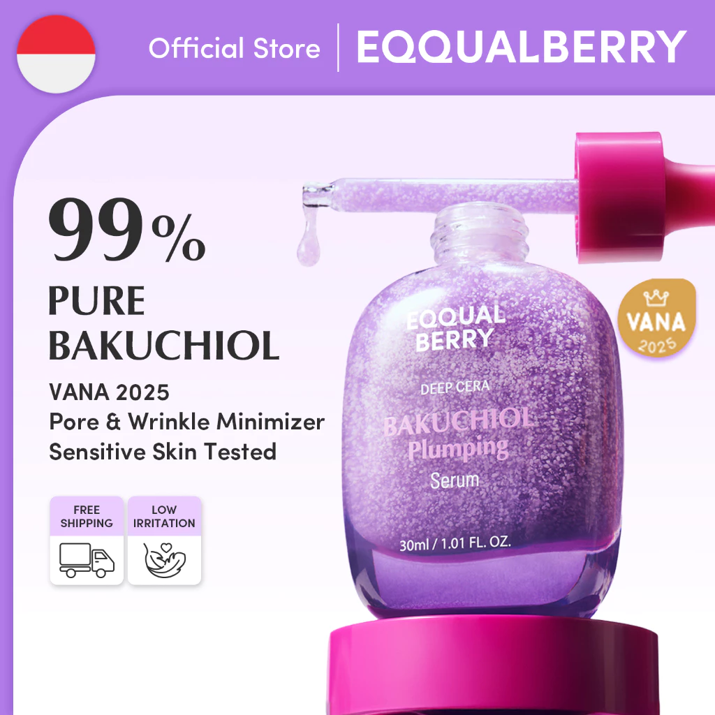 EQQUALBERRY Bakuchiol Plumping Serum 30ml - Astarani Glow ビューティーケア