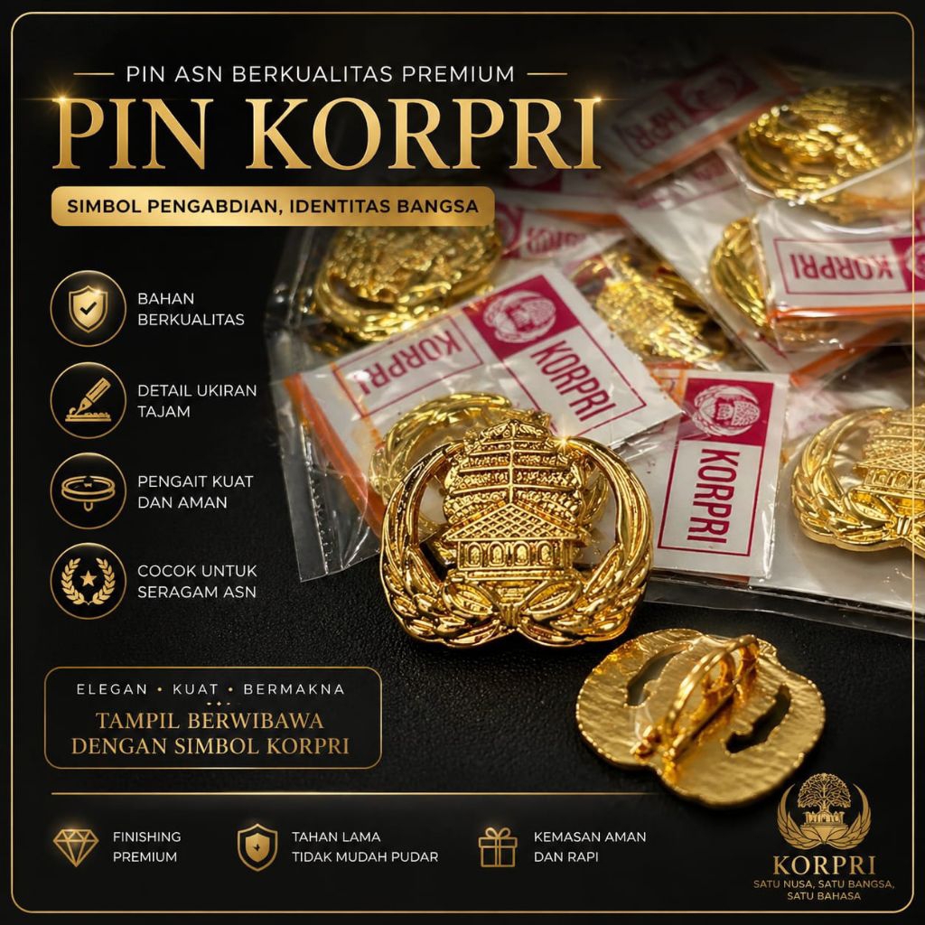 Jual PIN KORPRI - PIN ASN - PIN PNS - PIN PPPK - LENCANA KORPRI ...