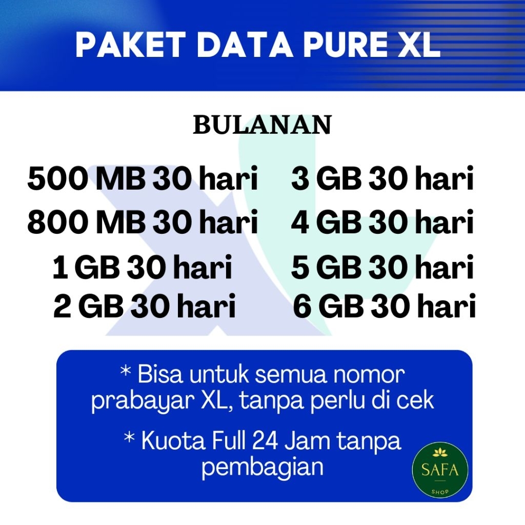 Jual Paket XL Terlengkap & Harga Terbaru Agustus 2026 | Shopee Indonesia