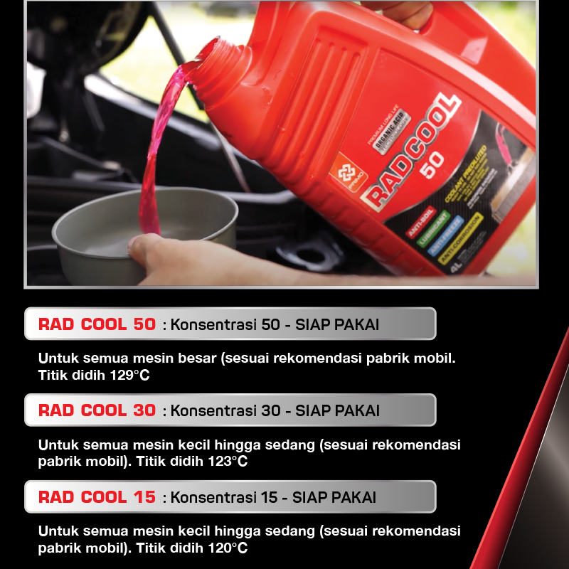 Jual Radiator Coolant PRIMO Rad Cool 15 Ready To Use 1 L MERAH | Shopee ...