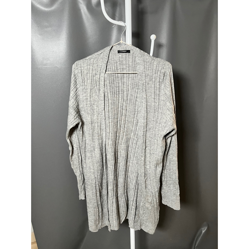 Jual cardigan rajut light grey | Shopee Indonesia