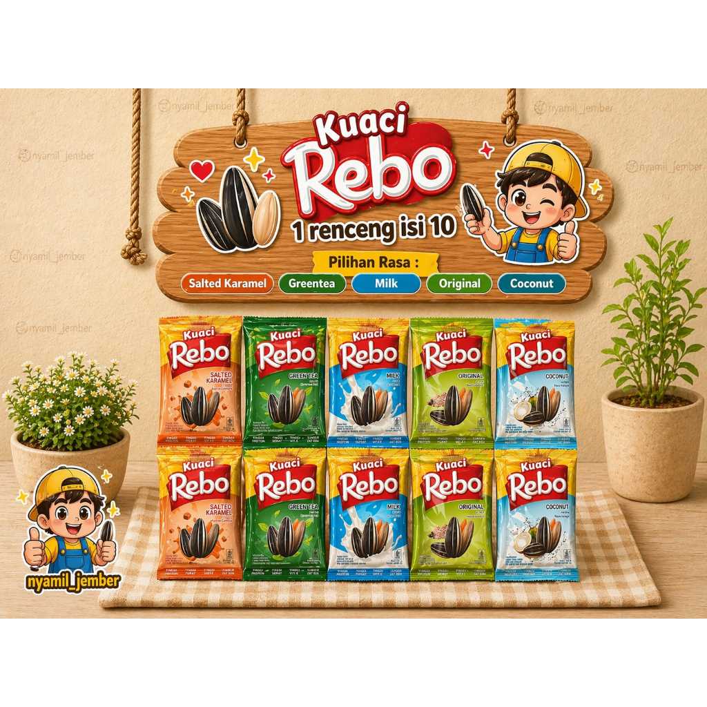 Jual KUACI REBO 12 GR (1 RENCENG ISI 10) | Shopee Indonesia