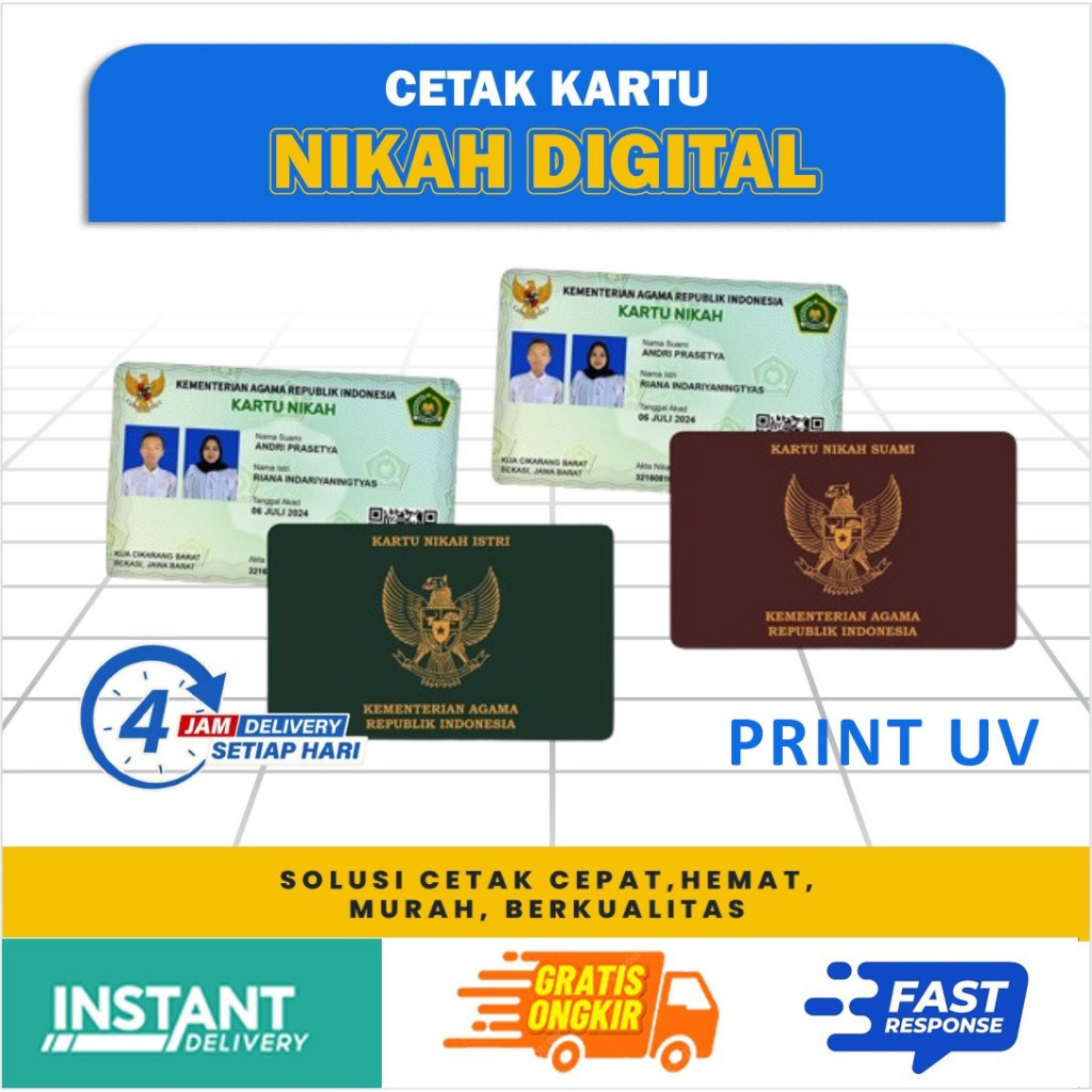 Jual Cetak Kartu Nikah Terlengkap & Harga Terbaru Agustus 2026 | Shopee ...