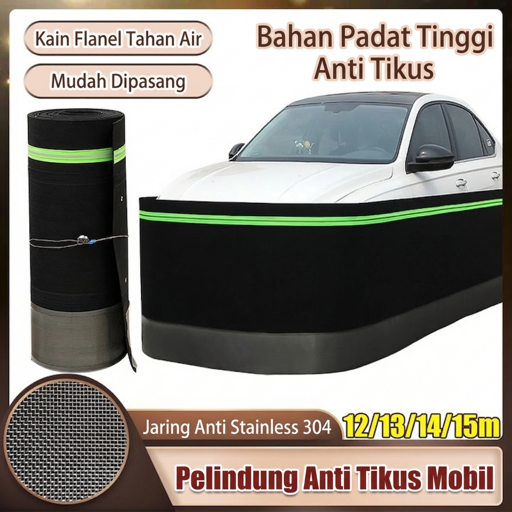 Sarung Mobil Cover Anti Tikus Pelindung Mobil Dari Tikus Waterproof 99% Model Dari Tikus Kunci Pelindung