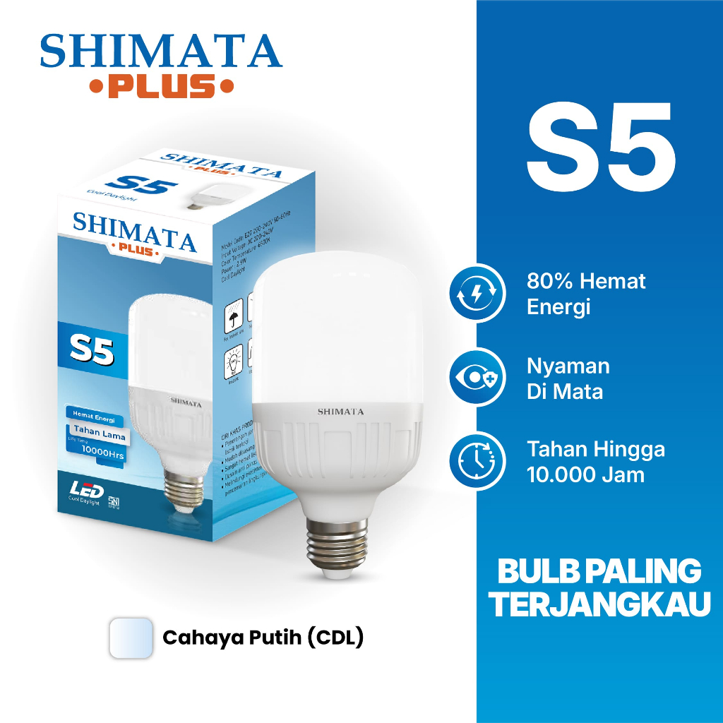 Jual Shimata Plus S5 Lampu LED Bohlam T Bulb Murah Terlaris dan ...