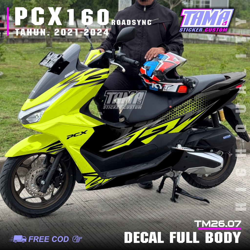Jual Sticker Decal Full Body Motor Honda Pcx 160 RoadSync Abs Cbs Tahun ...
