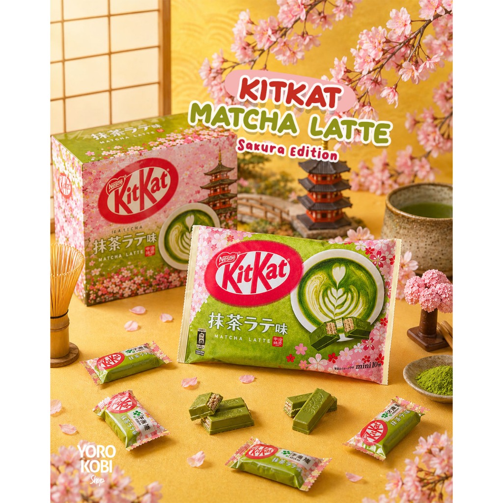Jual KITKAT MATCHA LATTE SAKURA EDITION JAPAN | Shopee Indonesia
