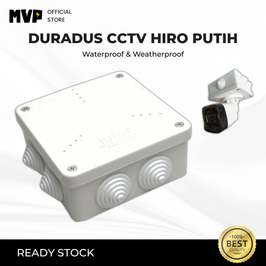 Jual Duradus Junction Box CCTV Hiro 10,5 x 10,5 x 5,5cm (3/4