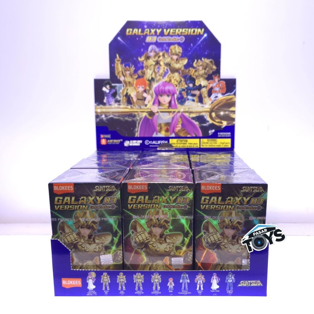 Jual Blokees Saint Seiya Galaxy Version 03 Gold Zodiac GV03 GV-03 Model ...