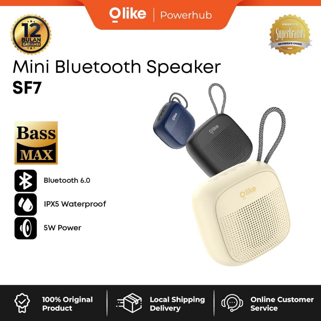 Jual [UPGRADED PRODUCT] OLIKE Speaker Mini Wireless SF7 HiFi Sound Full ...