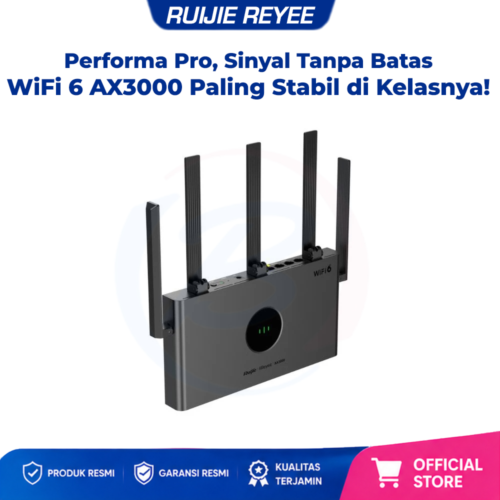 Jual Ruijie Reyee RG-EW3000GX PRO WiFi 6 AX3000 Dual-Band Gigabit Mesh ...