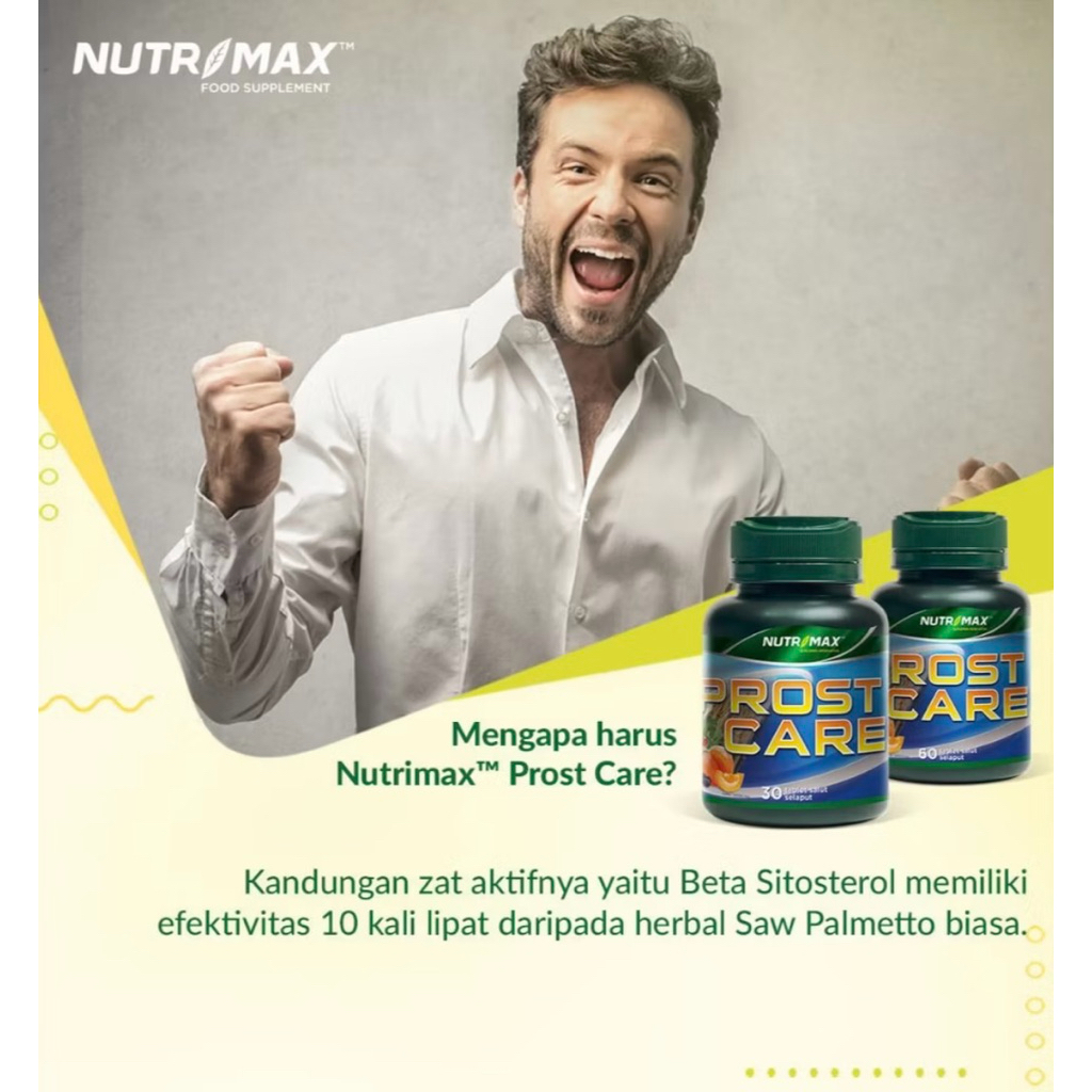 Jual Nutrimax Prost Care 30 Tablet / Untuk Kesehatan Prostat | Shopee ...