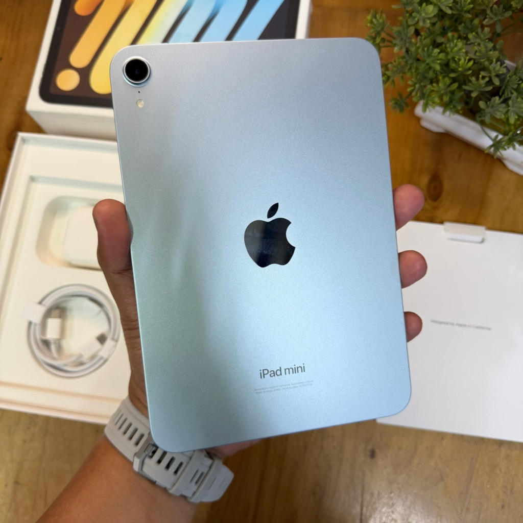 Jual iPad Mini 7 A17 Pro Wifi Only 256GB Blue BH 100% cc 30 ex ...