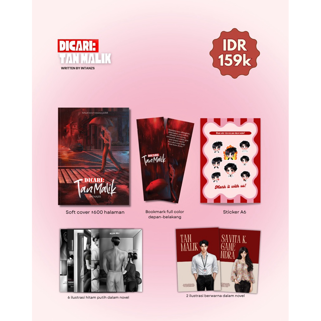 Jual NOVEL DICARI TAN MALIK - INTANZS | Shopee Indonesia