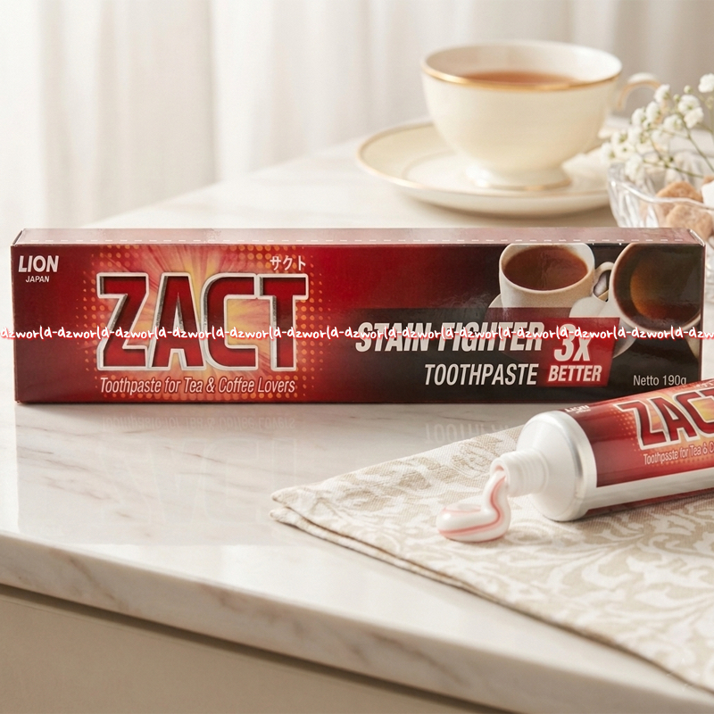 Jual Zact 190gr Odol Pasta Gigi Zack merah Untuk Yang Suka Minum Kopi ...