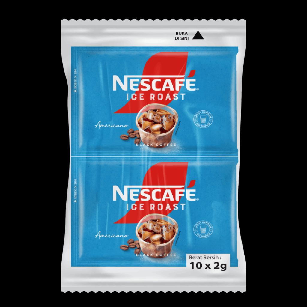 Jual Nescafé Ice Roast Americano Kemasan Sachet 2g - Larut Sempurna ...