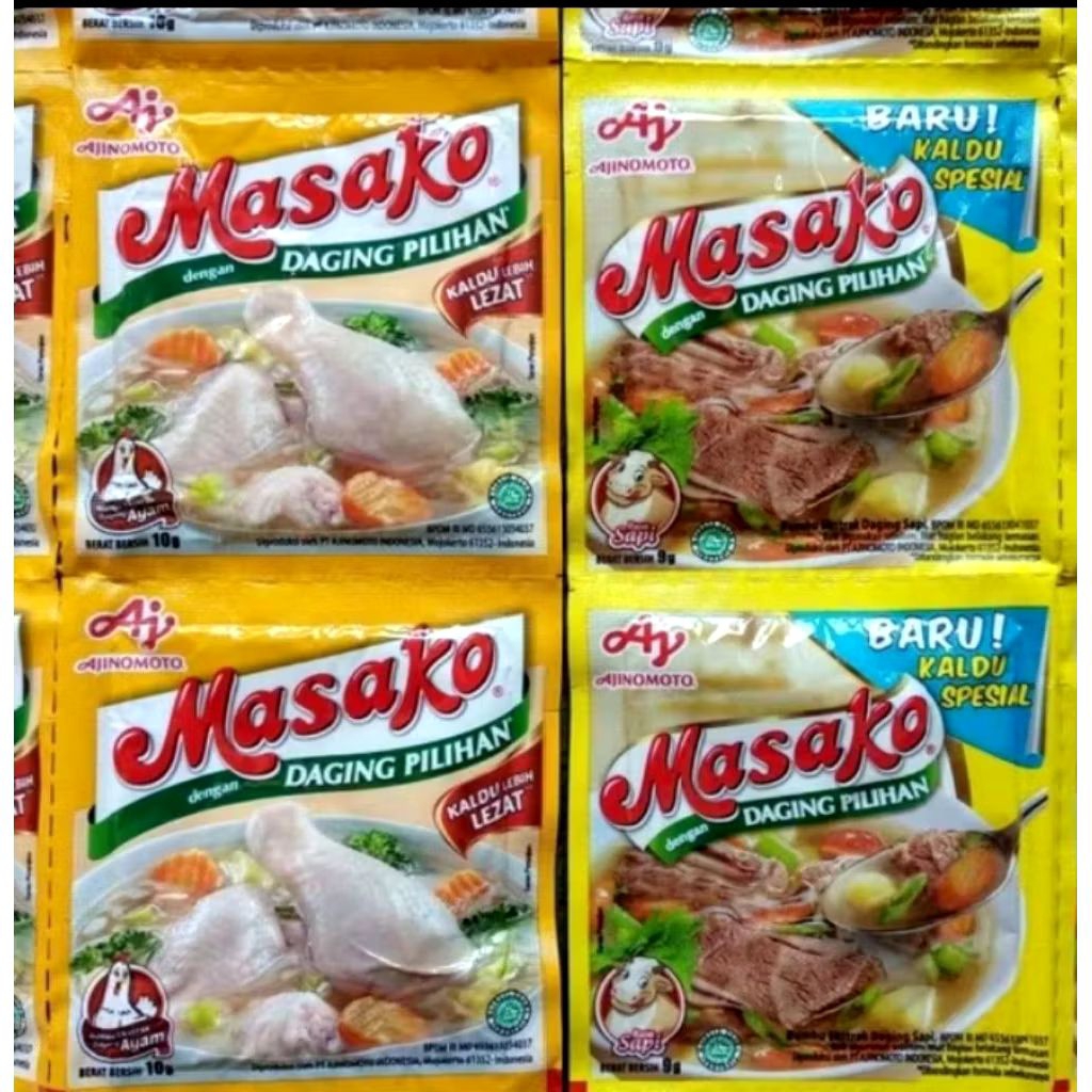 Jual Masako Renceng isi 12 sachet Penyedap Rasa Masako Ayam Masako Sapi ...