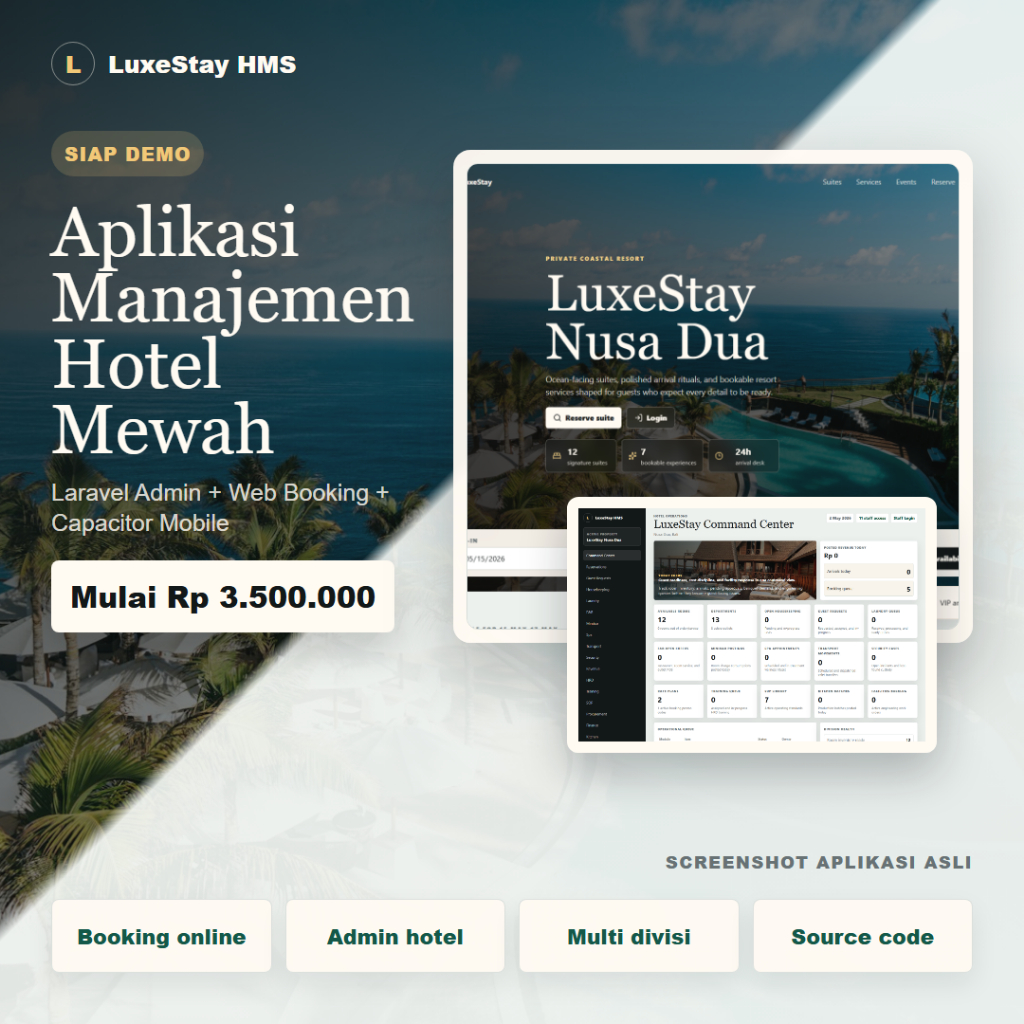 ID TECH Hotel Manajemen System