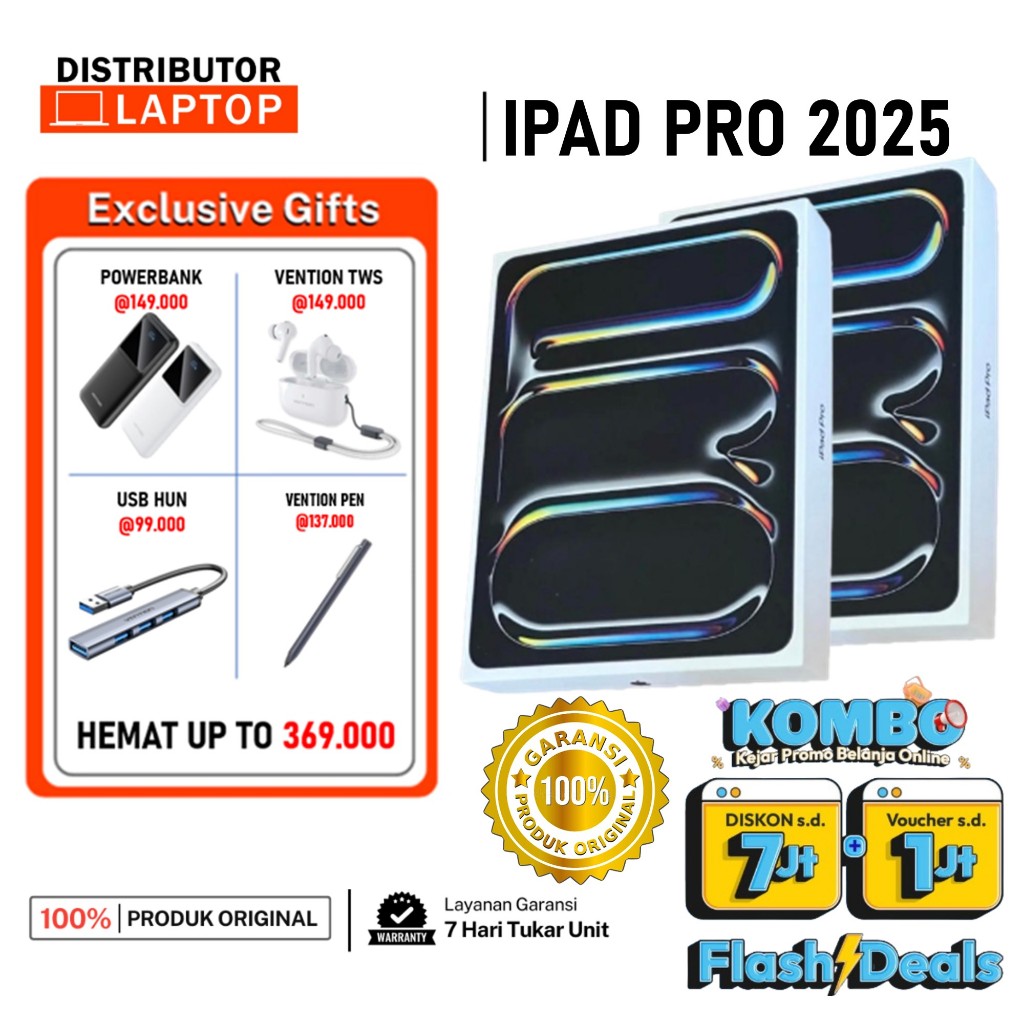 Jual Apple iPad Pro M5 2025 11-Inch | 13-Inch 512GB 256GB 1TB WiFi Only ...