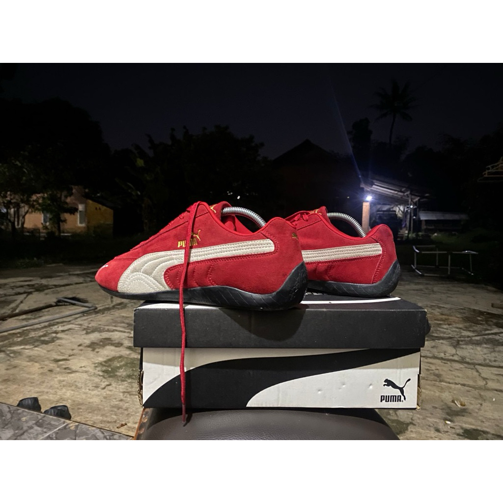 Jual preloved sepatu puma speedcat merah | Shopee Indonesia
