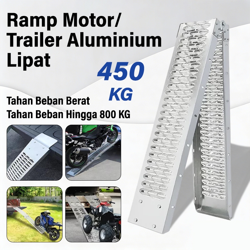 Jual RAMP ALUMINIUM LIPAT UNTUK BONGKAR MUAT - Ringan, Kuat Bawa Motor ...