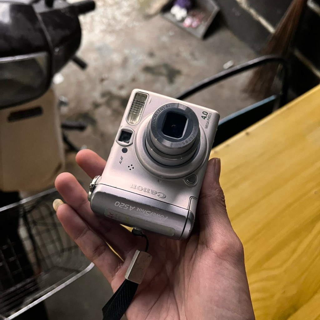 Jual kamera digital digicam canon powershot a520 silver camdig | Shopee ...