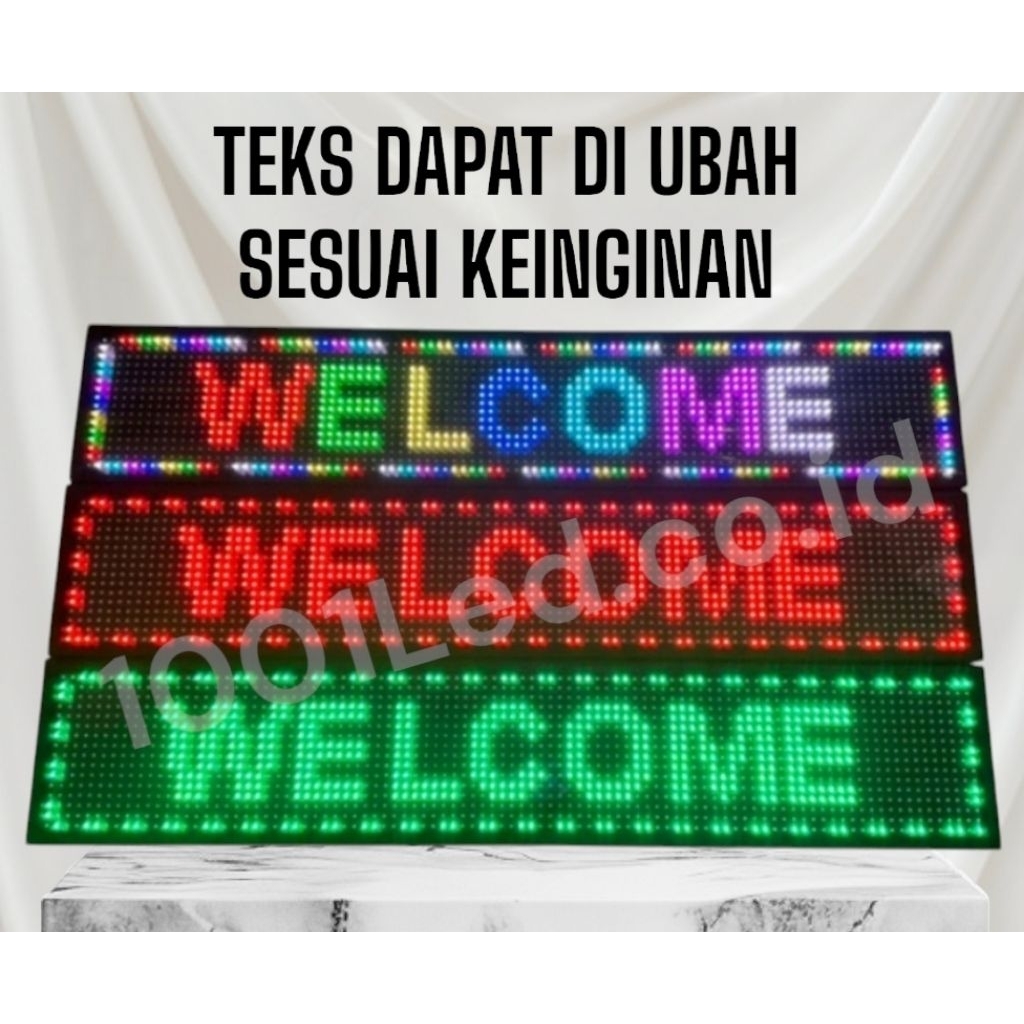 Jual RUNNING TEXT, RUNNING TEKS IKLAN, LED PAPAN IKLAN, LAMPU TEXT ...