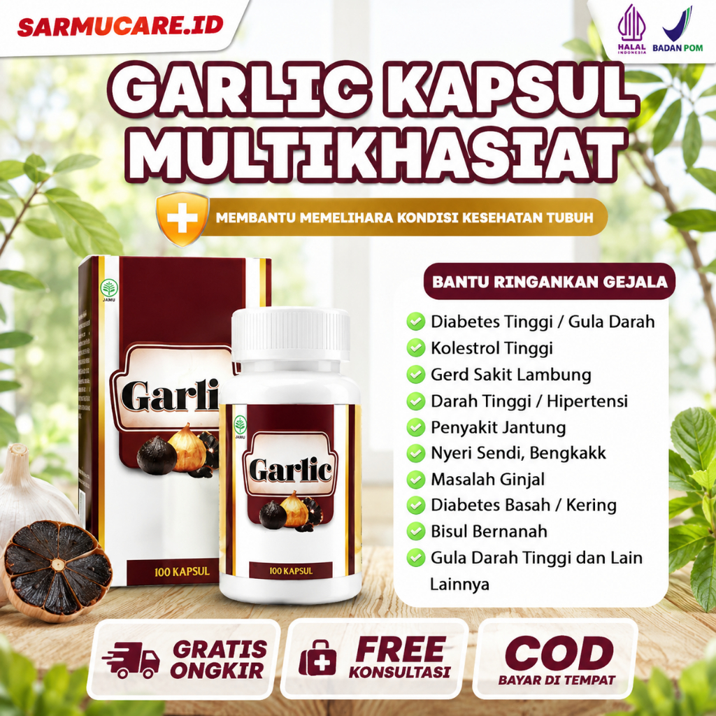 Jual Garlic Kapsul Asli original - Walatra White Garlic Ekstrak Bawang ...