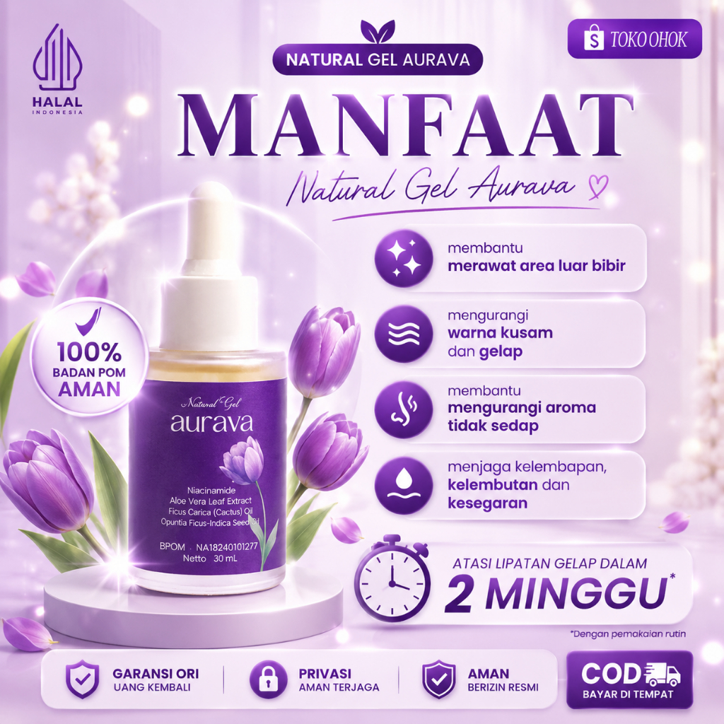 Aurava Serum Pemutih Selangkangan Ampuh Dan Miss V Pencerah Lipatan Natural Gel - foto 2