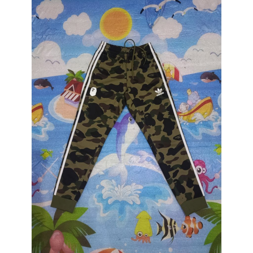 Jual Bape X Adidas Track Pants | Shopee Indonesia