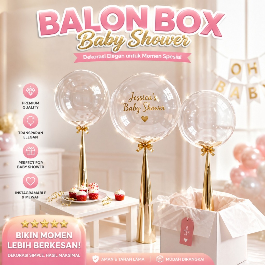 Jual BALON JUMBO TRANSPARAN PVC 18 , 24 dan 36 inch | Shopee Indonesia
