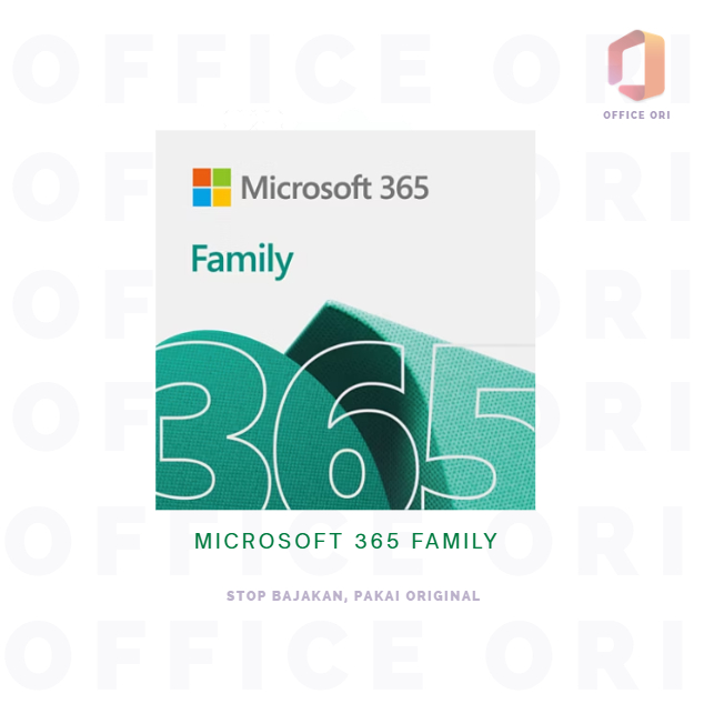 Jual Microsoft Office 365 Family 1 User 5 Device (Windows, macOS ...