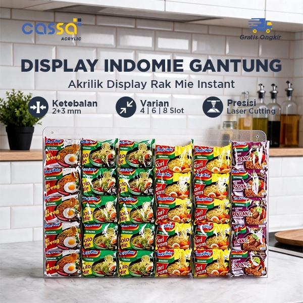 Jual Rak Display Mie Instan Akrilik | Shopee Indonesia