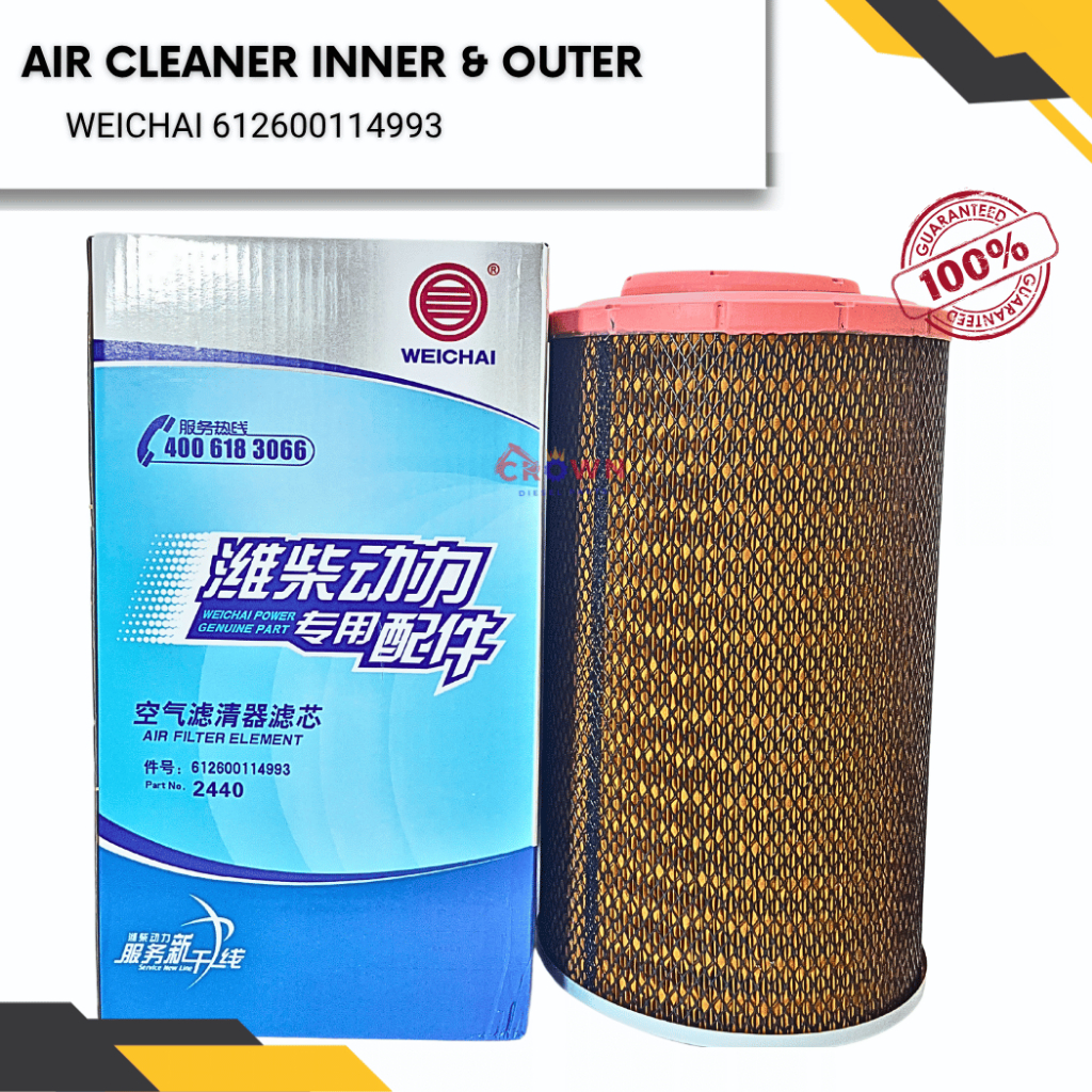 Jual Air Cleaner Inner & Outer WEICHAI 612600114993 | Shopee Indonesia