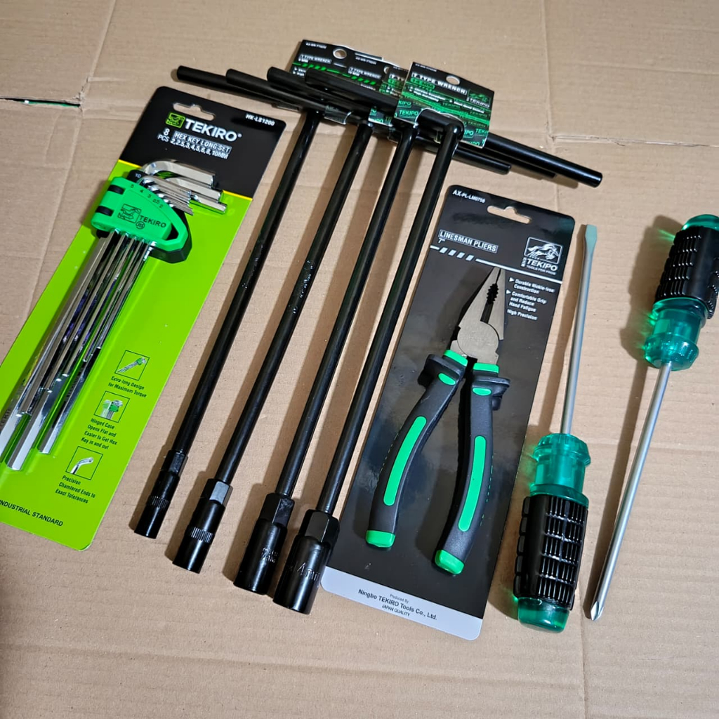 Jual Promo Paket Tools Set TEKIRO Lengkap Kunci Sok T 8-10-12-14mm ...