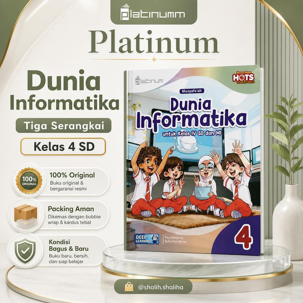 Jual Dunia Informatika Platinum Tiga Serangkai Deep Learning SD Kelas 1 ...