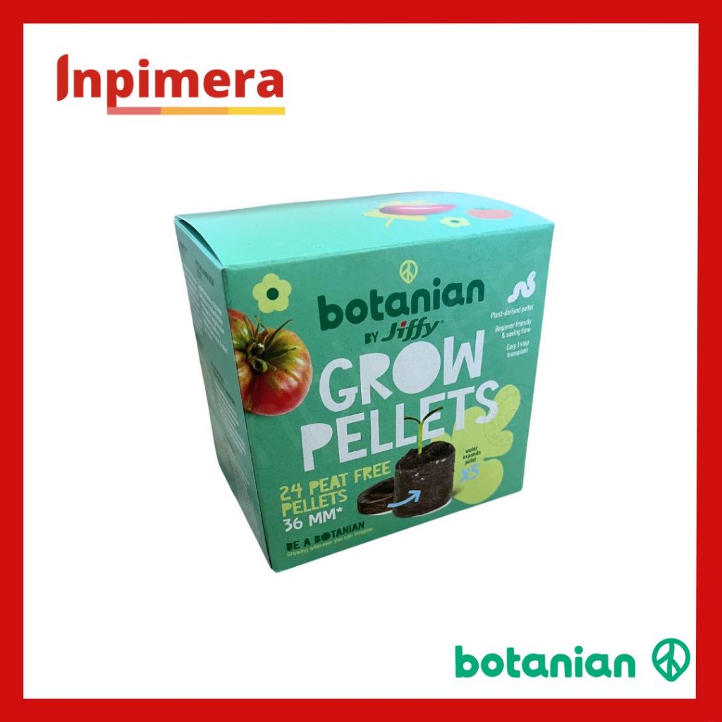 Botanian Grow Pellets 24 pcs Media Tanam Berkualitas Home Gardening Inpimera