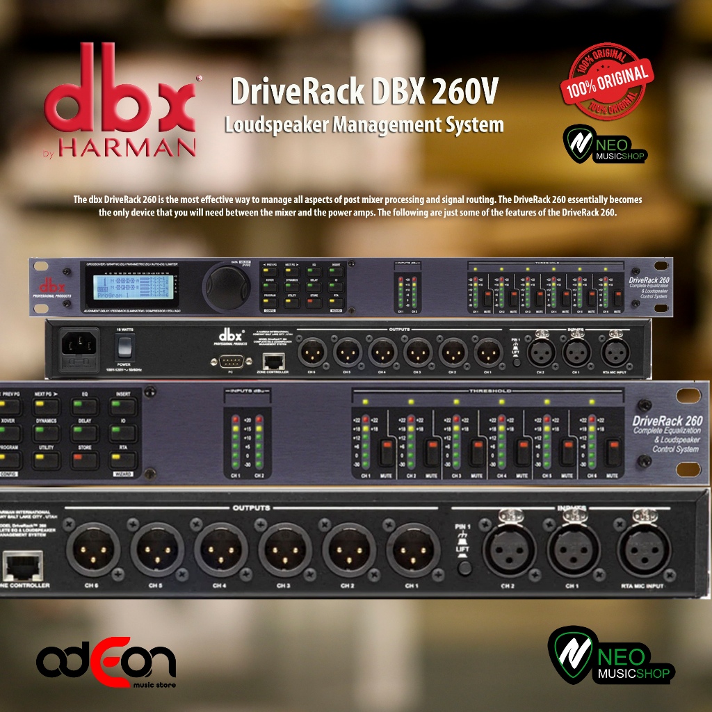 Jual dbx DriveRack 260 DLMS Loudspeaker Management System | Shopee ...