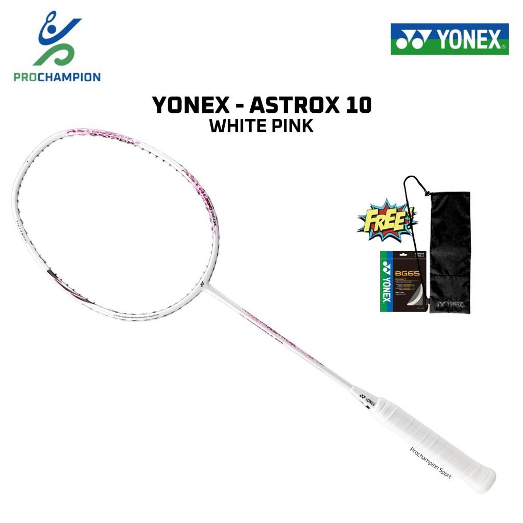 Jual Raket Badminton YONEX Astrox 10 White Pink | Shopee Indonesia