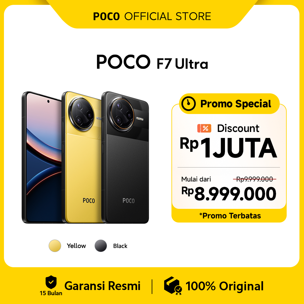 POCO F7 Ultra (12/256GB)(16/512GB) | Snapdragon 8 Elite | VisionBoost D7 Chipset | 120W/50W wireless HyperCharge | 2K AMOLED display [Official Store]