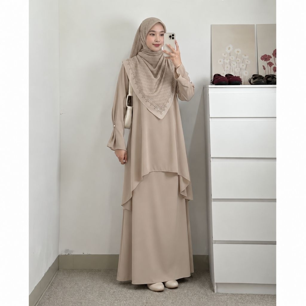Jual One set remaja set rok sanum stelan rok wanita terbaru kekinian ...