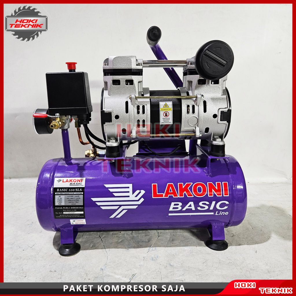 Jual Mesin Kompresor Lakoni Basic OILESS SILENT SUPER KENCENG | Shopee ...
