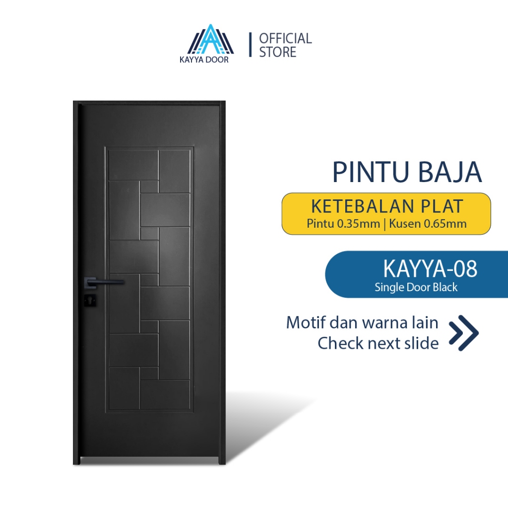 Kayya Pintu Baja Pintu Utama / Pintu Kamar