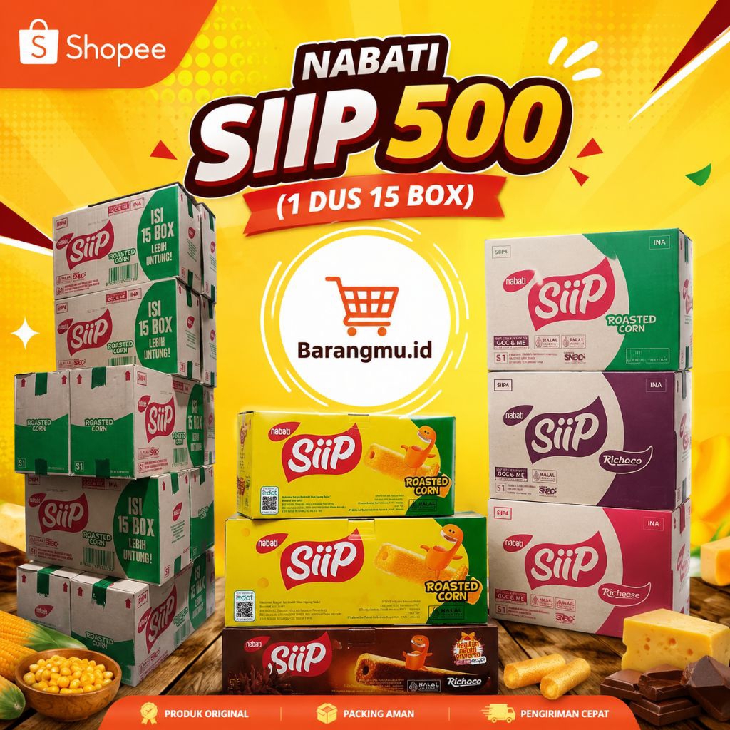 Jual Nabati Siip 500an 1 Dus Isi 15 Box Keju Richeese Halal Snack Enak ...