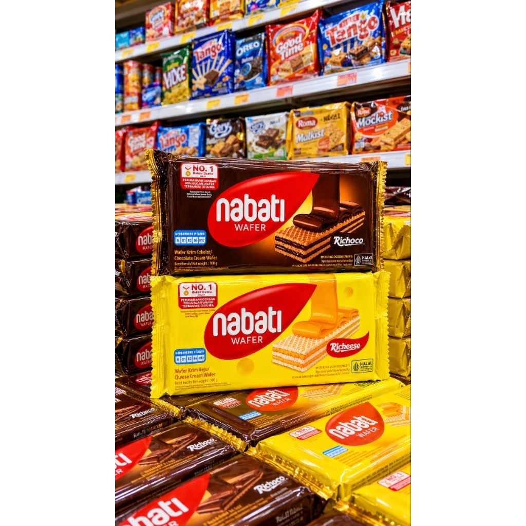 Jual Nabati Wafer Richoco Richeese 110gr Original Wafer Coklat Keju ...
