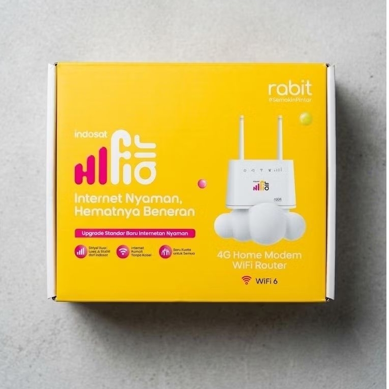 HiFi Air Modem Router SIM Card 4G LTE WiFi 6 Up To 300 Mbps 32 Perangkat