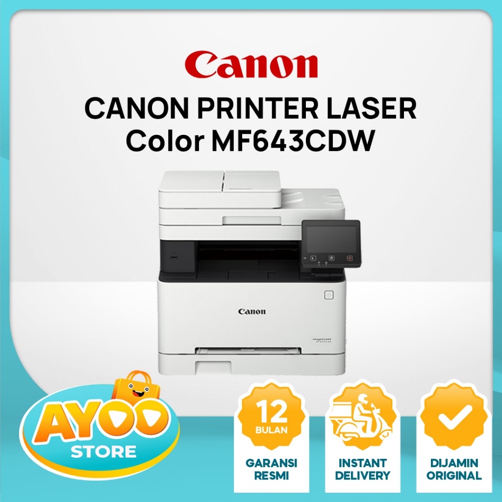 Jual Printer LaserJet CANON imageCLASS MF643Cdw Laser Warna 3 in 1 ...